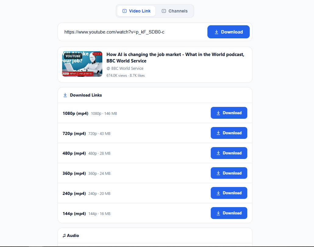 GenDownload - Free All-in-One Video Downloader - Screenshot 3