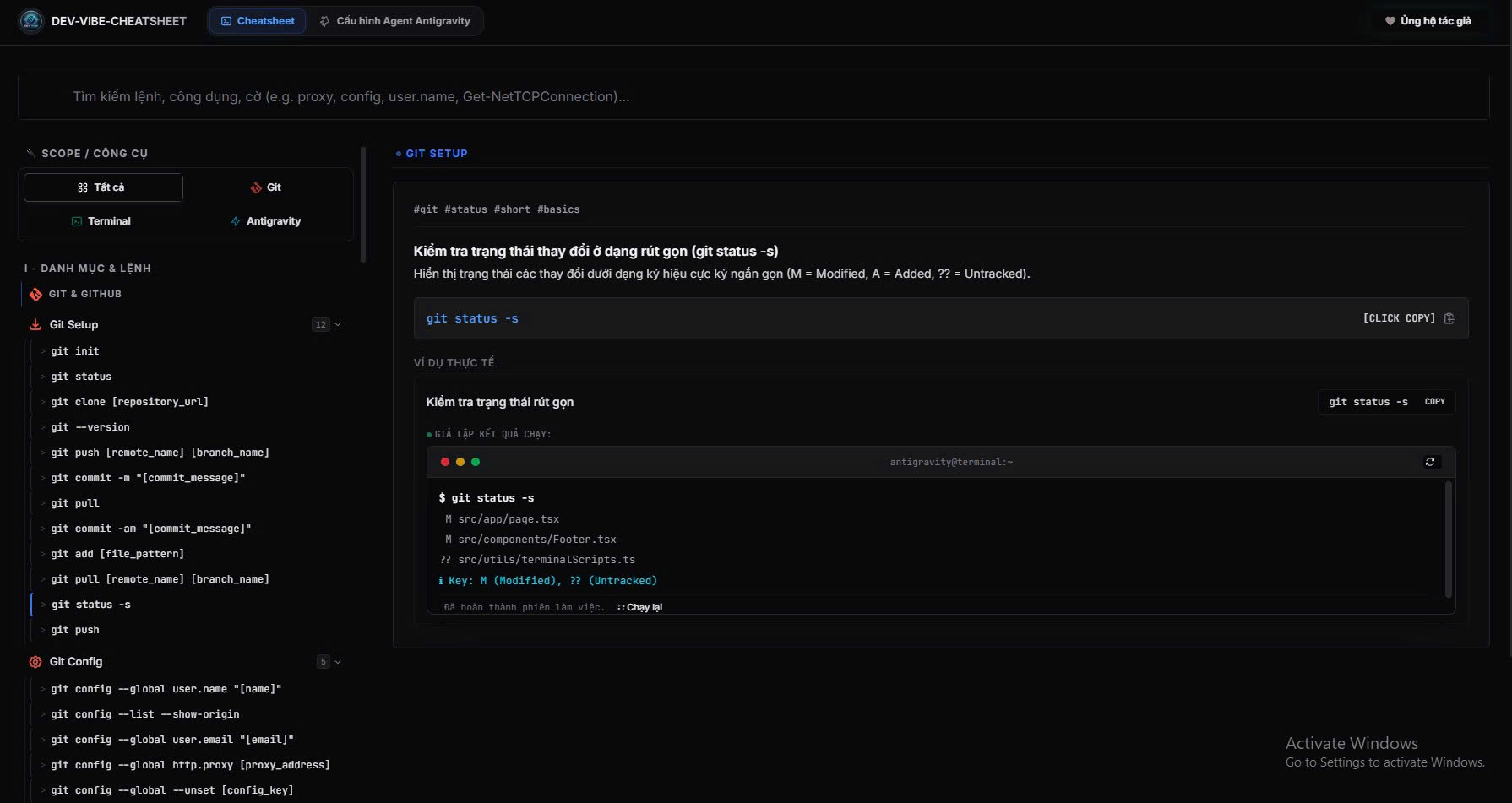Dev Vibe CheatSheet - Screenshot 3