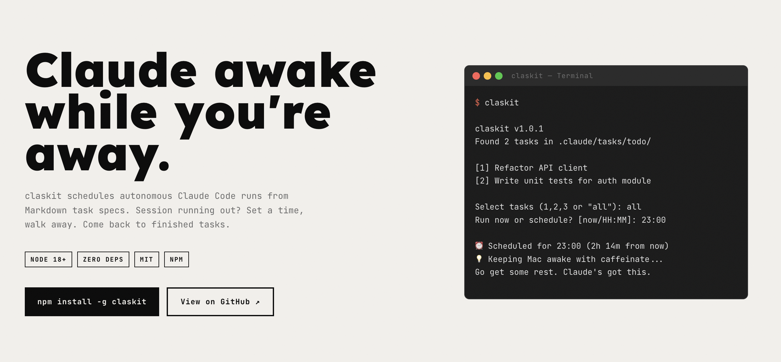 Claskit - Screenshot 1