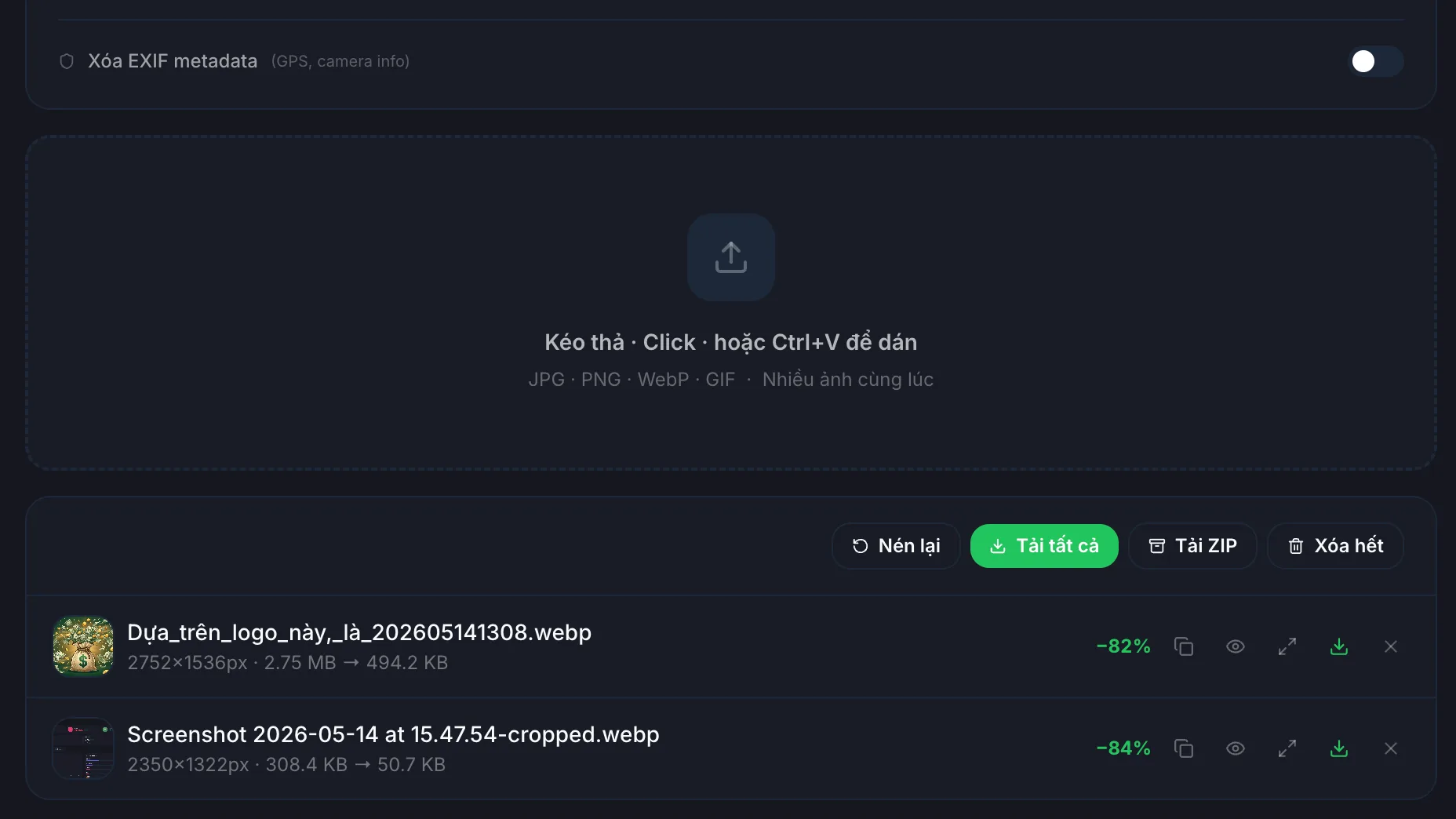 Nén Cực Khô - Screenshot 2