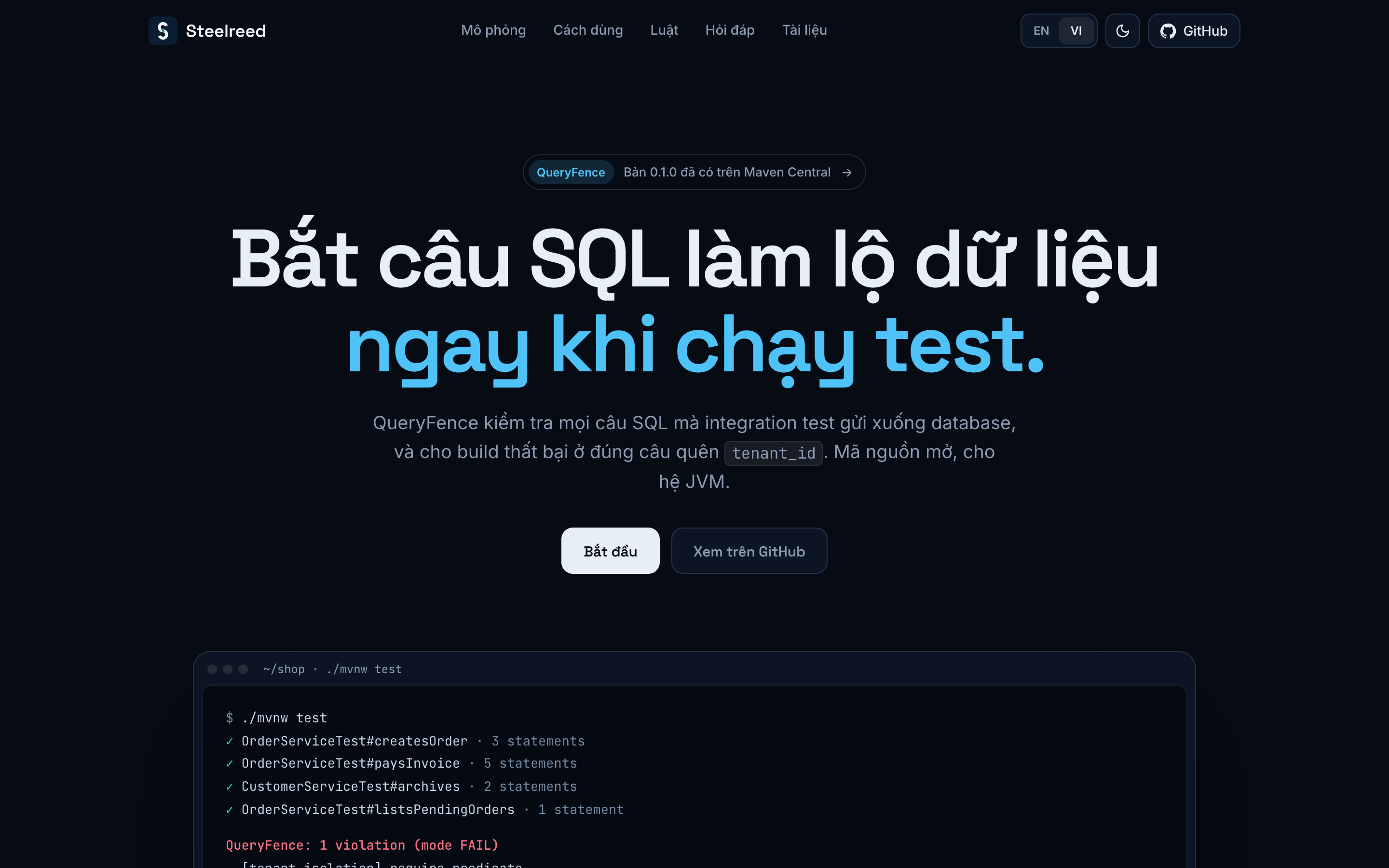 QueryFence - Screenshot 1