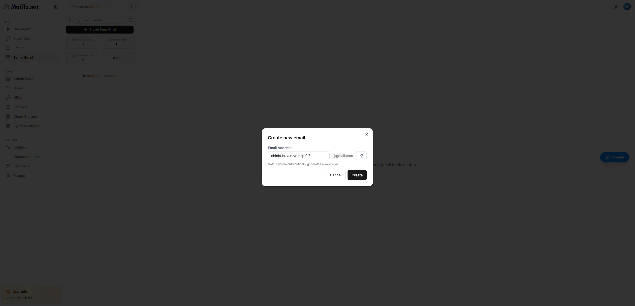 Mail1s.net - Screenshot 4