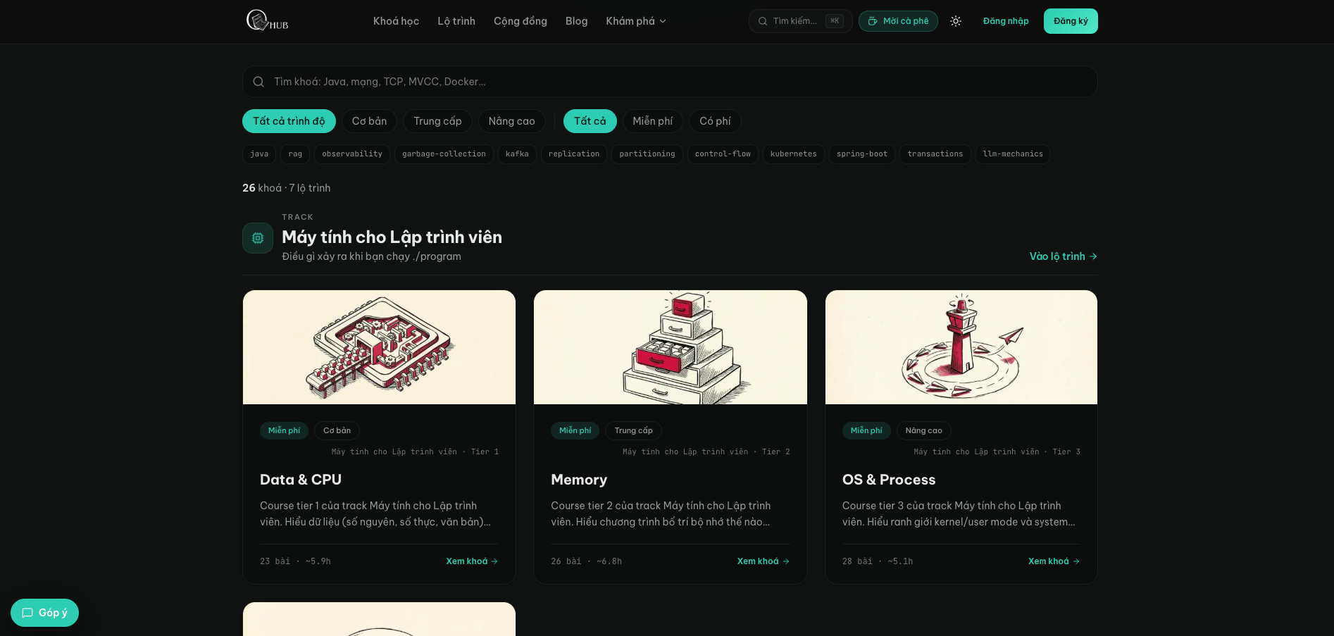 OLHub — Học lập trình hiểu bản chất - Screenshot 1