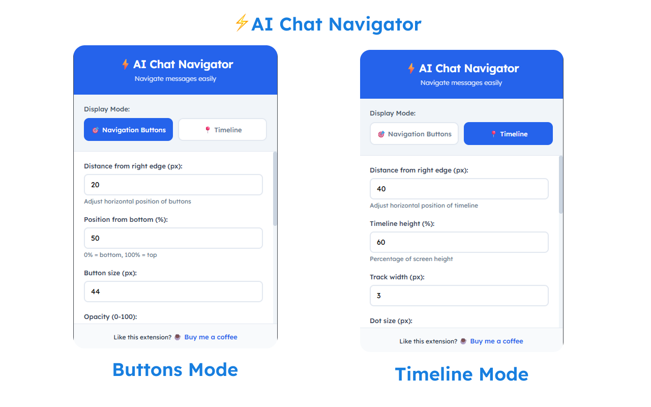 AI Chat Navigator - Screenshot 1