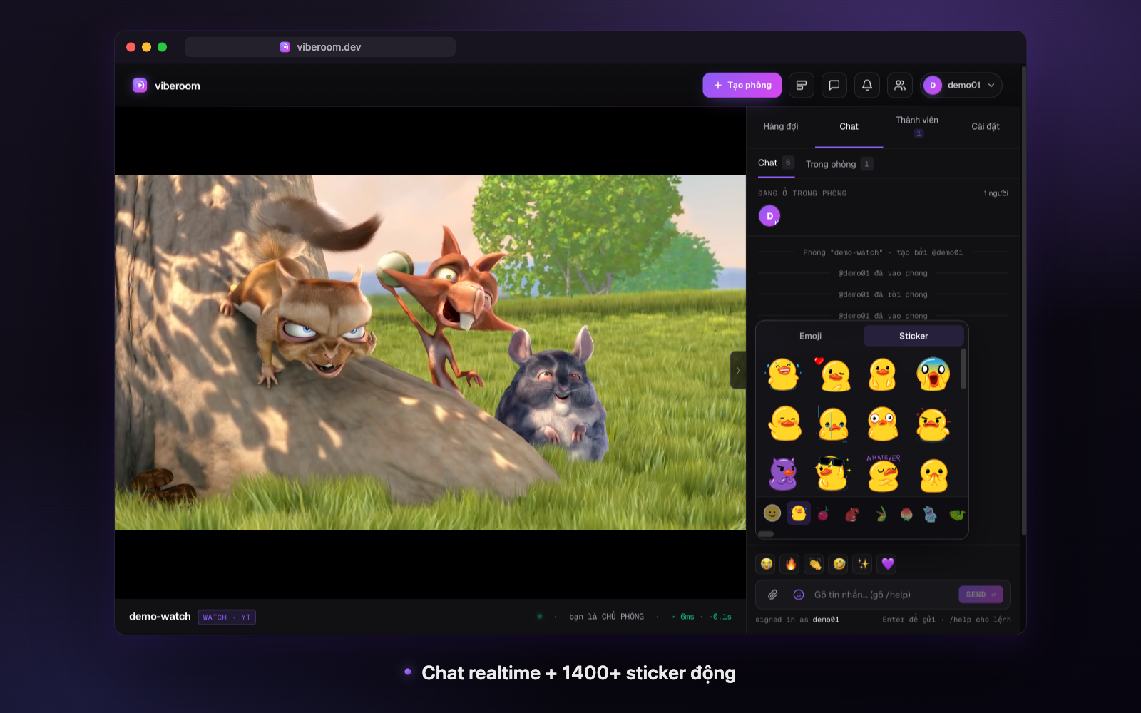 viberoom — xem phim, nghe nhạc, họp & livestream cùng nha... - Screenshot 4