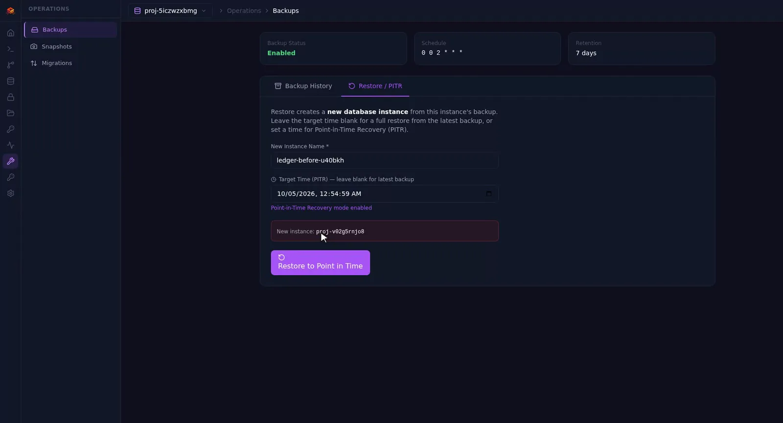 Excalibase: databases, APIs and app hosting you can own - Screenshot 4
