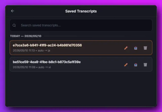 Transifyr (Windows + macOS) - Screenshot 5