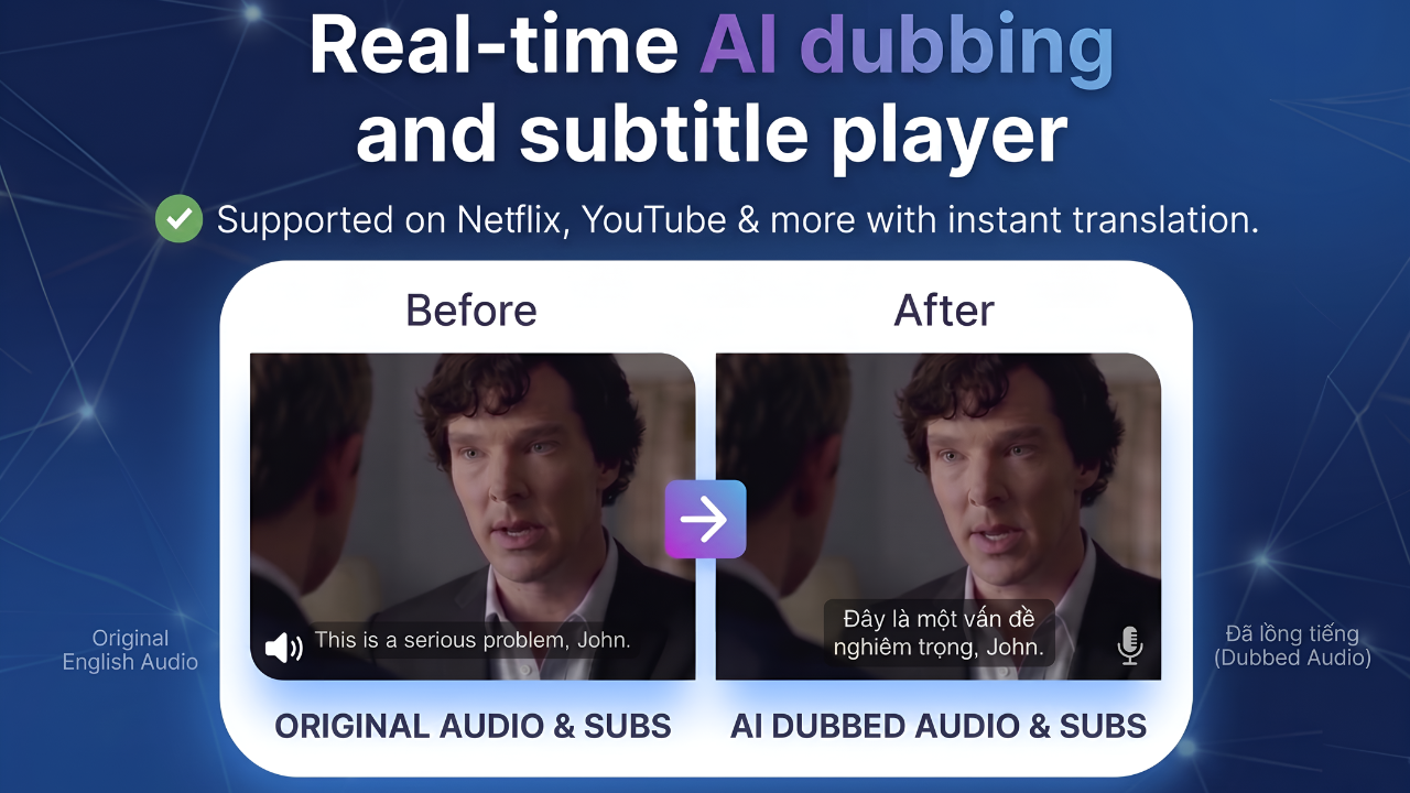OmniDub: AI Subtitle Dubbing - Screenshot 1
